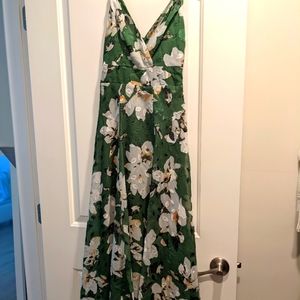 Astr green flower dress